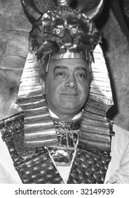 LONDON-JUNE 4: Mohamed Al-Fayed, Owner Of Harrods Department Store, Wears Ancient Egyptian Costume At A Photo Call On June 4, 1991 In London. His Son Dodi Died In A Car Crash With Princess Diana.