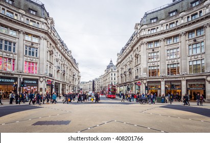 Londonnov 09view Oxford Street On November Stock Photo 408201766 ...