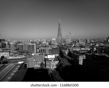 London's Skylines Black N White