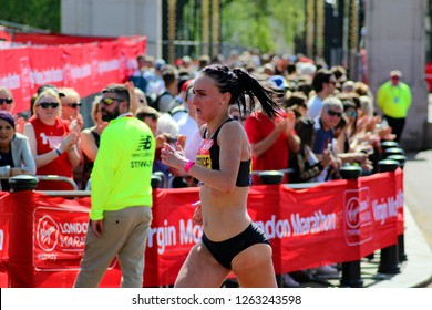 Similar Images Stock Photos Vectors Of Handball 1023714 - london uk 4 22 18 virgin money london marathon 2018 lily partridge of