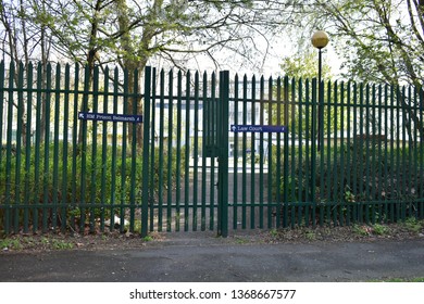 2 Hm Prison Belmarsh Images Stock Photos Vectors Shutterstock   Londonuk April 13 2019 Railings 260nw 1368667577 