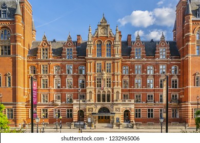 LONDON,UK - JUNE 2, 2013: View London Royal College Of Music At Sunset From Prince Consort Road. Building Was Opened In May 1894. South Kensington, London.