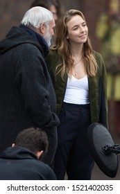 London/UK - June 24th 2018:  Jodie Comer And Kim Bodina Shoot Scenes For Killing Eve