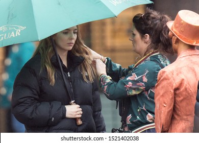 London/UK - June 24th 2018:  Jodie Comer And Kim Bodina Shoot Scenes For Killing Eve