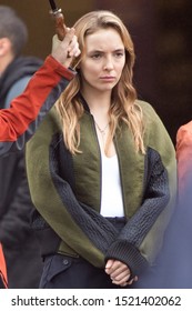 London/UK - June 24th 2018:  Jodie Comer And Kim Bodina Shoot Scenes For Killing Eve