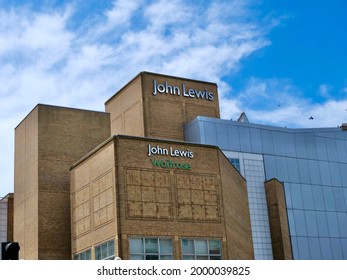 London,UK- June 26, 2021: The department store of John Lewis in kingston uponThames,Greater London. The John Lewis Partnership plc is a British company.