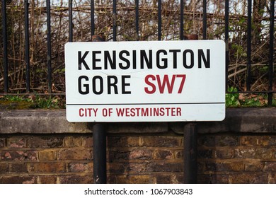 Kensington Gore Images Stock Photos Vectors Shutterstock   Londonuk March 15 2018 Street 260nw 1067903843 