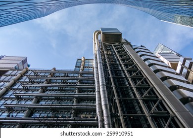 LONDON/UK - MARCH 7 : View of the Lloyds of London Building on March 7, 2015
