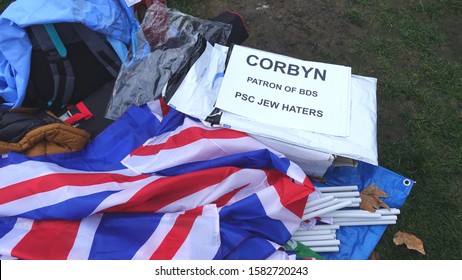 London.UK.December 8th 2019. An Estimated 2,500 People From All Religions And Walks Of Life Turn Up At An Antisemitism Rally, Parliament Square     