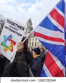 London.UK.December 8th 2019. An Estimated 2,500 People From All Religions And Walks Of Life Turn Up At An Antisemitism Rally, Parliament Square     