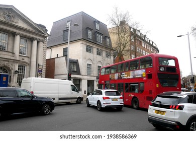 London.UK.March 18th 2021.Central London Pollution And Traffic Levels Reaching Pre-covid Levels.