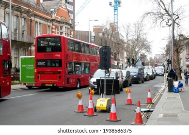 London.UK.March 18th 2021.Central London Pollution And Traffic Levels Reaching Pre-covid Levels.