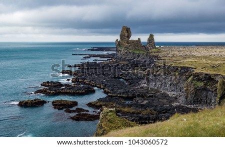 Londrangar Basalt Cliffs in Iceland