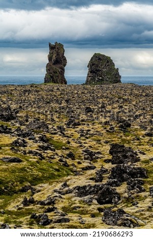 Londrangar Rocks on the Snaefellsnes Penninsula, Iceland