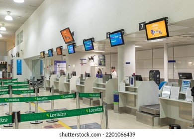 Londrina, Paraná, Brazil - June 27, 2022 - Aerial View Of The Interior Of Jose Richa Airport In The City Of Londrina