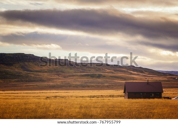 Lone Barn Stock Photo Edit Now 767955799