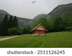 A lone cabin in Slovenia