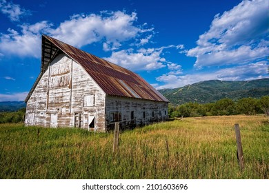 A Lone Croft House Cottage In A Rural Mountain Landscape