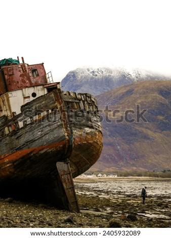 Similar – Shipwreck on the Lofoten Islands