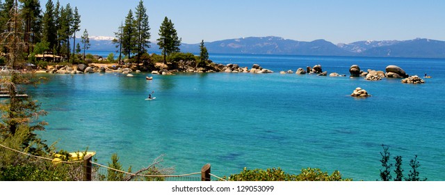 Lone Kayaker North Lake Tahoe Bay