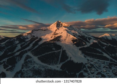Lone Peak In Big Sky, Montana
