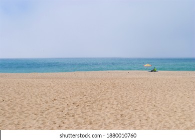 Lone Person On Beach In Distance, Ventura County California