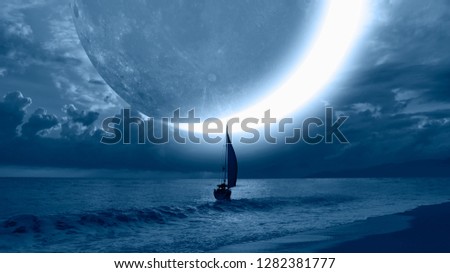 Similar – Image, Stock Photo dark Sail Lifestyle