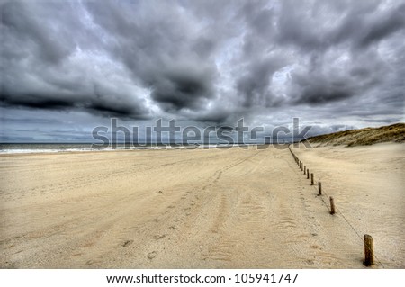 Similar – Image, Stock Photo winter beach Landscape