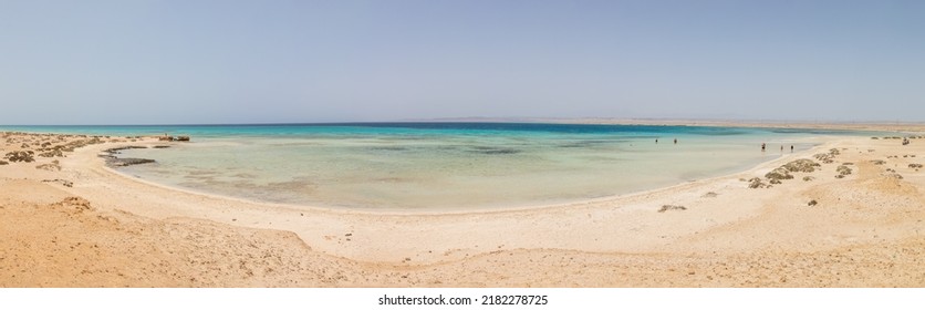 Lonely Beach At The Red Sea In Egypt