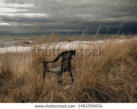 Similar – Image, Stock Photo day at the sea #4 Nature