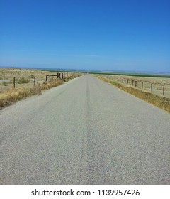 Lonely desolate road