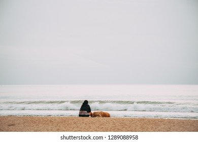 Lonely Girl Dog Sitting On Tropical Stock Photo 1289088958 Shutterstock Lonely Girl Dog Sitting On Tropical Stock Photo 1289088958 Shutterstock
