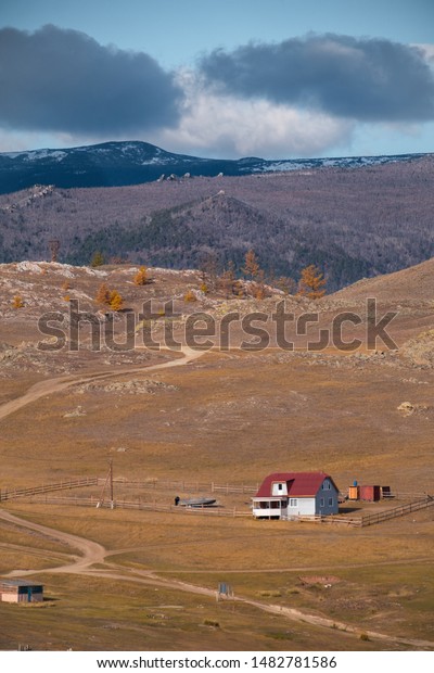 lonely house on a\
hill
