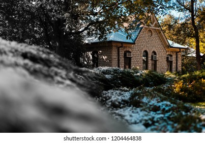 Lonely House In The Winter In Kansas City