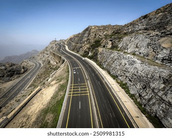 The Lonely Road in The City of Taif, Mecca, Saudi Arabia - Powered by Shutterstock