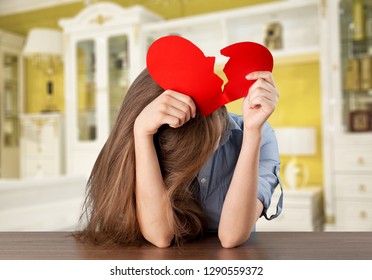 Girl Broken Heart Images Stock Photos Vectors Shutterstock