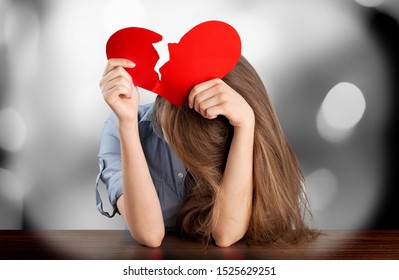 Girl Broken Heart Images Stock Photos Vectors Shutterstock
