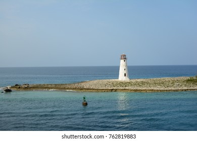 Lonely small lighthouse.