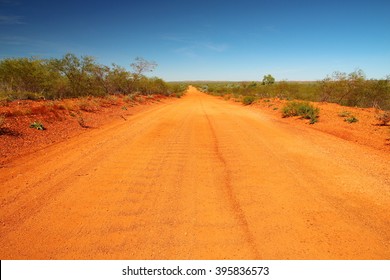 Lonely Track In Australian Bush