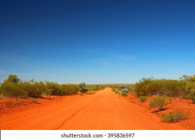 Lonely Track In Australian Bush