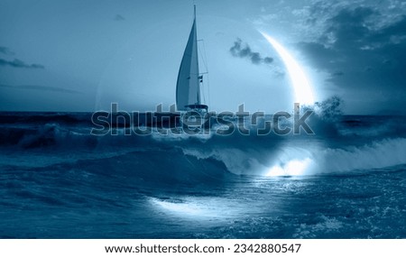 Similar – Image, Stock Photo dark Sail Lifestyle