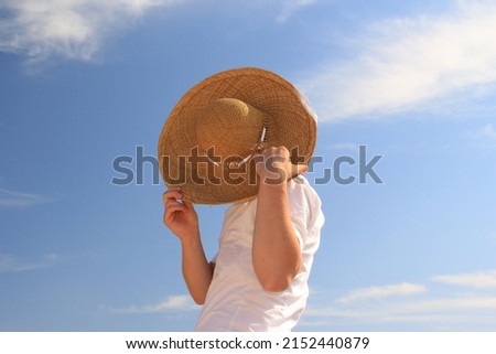 Similar – Image, Stock Photo i am wearing a hat