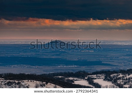 A loner beneath hell, Mount Rip, Czechia