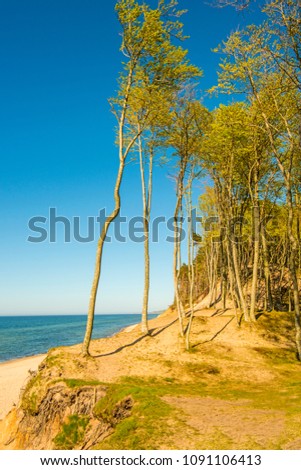 Similar – Ostseeküste in Polen