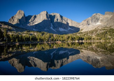 Lonesome Lake And The Cirque Of The Towers