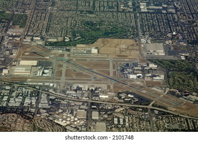 Long beach airport, Los Angeles Area, California