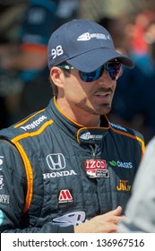 LONG BEACH, CA - APR 19:Alex Tagliani At The Izod Indycar GP In Long Beach, CA On Apr 19, 2013