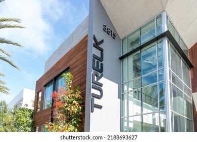  
Long Beach, CA, USA - July 10, 2022: Turelk Headquarters In Long Beach, CA, USA. Turelk Is A General Building Contractor Specializing In Tenant Interior Construction. 
