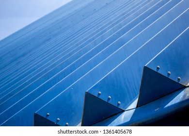 Long Beach, California/United States - 04/03/19: Interesting Angles Of The Architecture Of The Walter Pyramid 