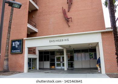 Long Beach, California/United States - 05/23/2019: The Engineering Building At California State University Long Beach